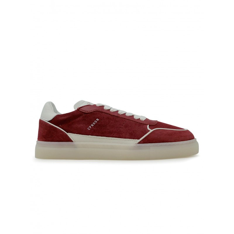 COPENHAGEN S5CPH253 X TONI GARRN RED SUEDE SNEAKERS