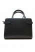 LE TANNEUR TEMI1614N01 BLACK LEATHER CABAS MM CASUAL BAG