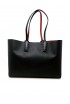 CHRISTIAN LOUBOUTIN 1255045 B078 BLACK CALF LEATHER CABATA SOFT SMALL BAG