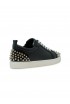 CHRISTIAN LOUBOUTIN 1250302 B601 LOUISE JUNIOR SPIKES BLACK NAPPA SNEAKERS