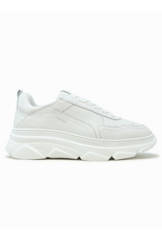 COPENHAGEN S5CPH40/VIT WHITE LEATHER SNEAKERS