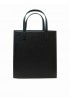 HIDESINS FL2516 FLAP J BLACK LEATHER HANDBAG