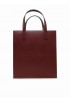 HIDESINS FL2516 FLAP J WINE LEATHER HANDBAG