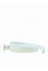 PAROSH D040177 002 BOBELT25 IVORY LEATHER BELT