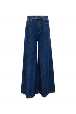 PAROSH D232442 1000 JOY BLUE JEANS DENIM PANTS