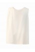 PAROSH D311642 002 SWEET IVORY CREPE DE CHINE BLOUSE