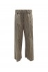 MYTHS 25D48 716 TAUPE STRIPES COTTON PANTS
