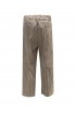 MYTHS 25D48 716 TAUPE STRIPES COTTON PANTS