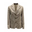 MYTHS 25D20 719 TAUPE STRIPES COTTON BLAZER