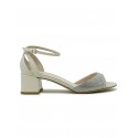 NINALILOU 351022B5/23 IVORY PATENT SANDALS