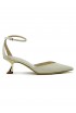 NINALILOU 351274P5/4 IVORY PATENT PUMPS