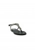 NINALILOU 351172FR/1 BLACK NAPPA FLAT SANDAL