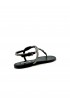 NINALILOU 351172FR/1 BLACK NAPPA FLAT SANDAL
