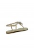 NINALILOU 351171FR/3 PLATINUM NAPPA FLAT SANDAL