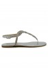 NINALILOU 351172FR/2 SILVER NAPPA FLAT SANDAL