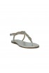 NINALILOU 351172FR/2 SILVER NAPPA FLAT SANDAL
