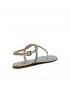 NINALILOU 351172FR/2 SILVER NAPPA FLAT SANDAL