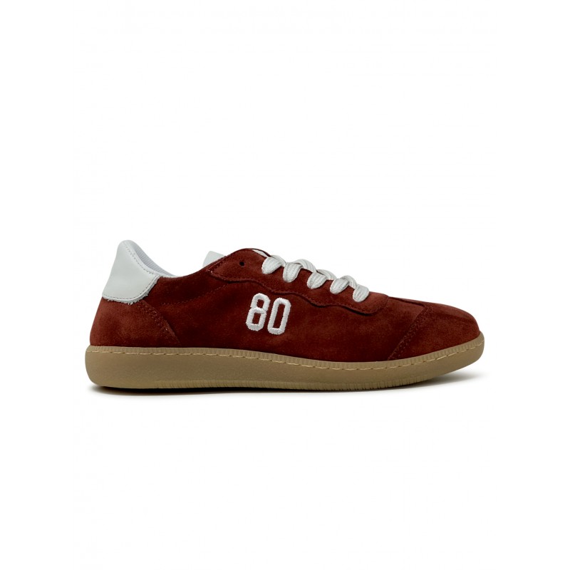 BE980 HARVARD3 4122 RED SUEDE SNEAKER