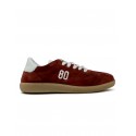 BE980 HARVARD1 4122 RED SUEDE SNEAKER