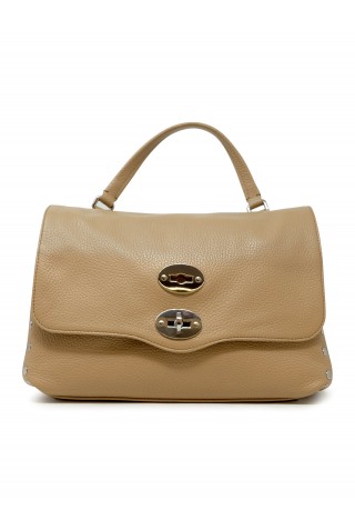 ZANELLATO 068010-0050000-Z0294 BROWN CANTUCCI POSTINA DAILY GIORNO S LEATHER HANDBAG