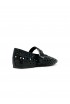 ASH S25-BROOK01 BLACK LEATHER BALLERINA FLAT SHOES