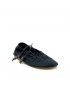 ALOHAS S100656-01 BLACK COTTON ROSEMARY CROCHET ESPADRILLAS FLAT SHOES