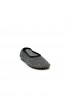 ALOHAS S100586-02 BLACK FABRIC/LEATHER GILL BALLERINA FLAT SHOES