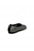 ALOHAS S100586-02 BLACK FABRIC/LEATHER GILL BALLERINA FLAT SHOES