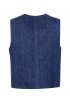 ANTONELLI N3694 812 550 DENIM LINEN FROSINONE GILET