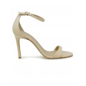STUART WEITZMAN SK874 IVORY LEATHER NUDIST II 100 SANDALS