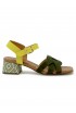 CHIE MIHARA MULTICOLOR LEATHER/SUEDE QUAURA46 SANDALS