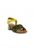 CHIE MIHARA MULTICOLOR LEATHER/SUEDE QUAURA46 SANDALS