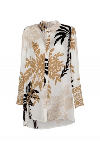 ONE FF-0009-0122 MULTICOLOR VISCOSE SHIRT