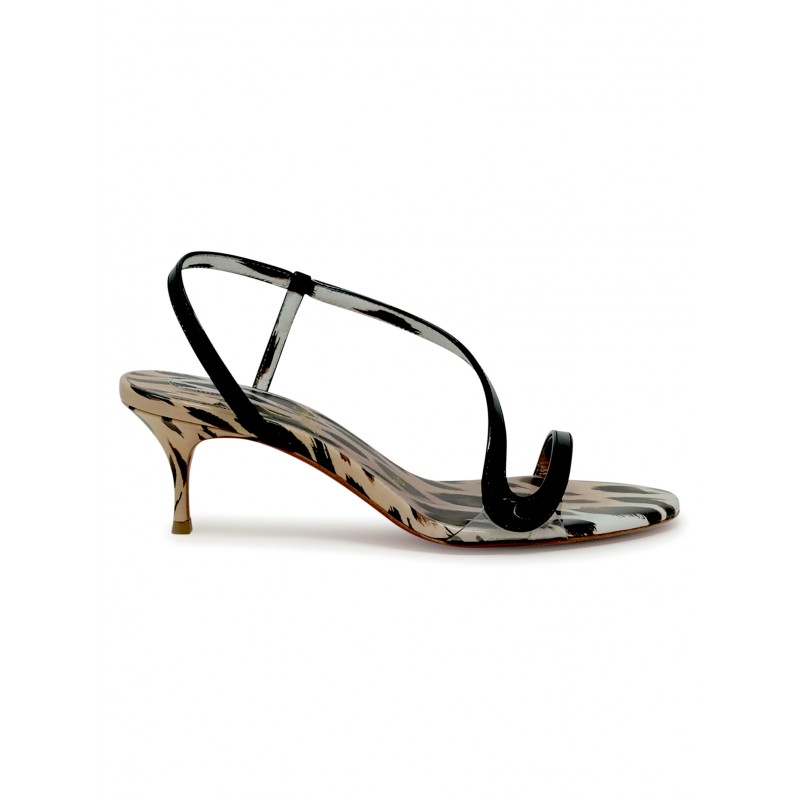 CHRISTIAN LOUBOUTIN 1250991 8094 ROSE PATENT ROSALIE 55 SANDALS