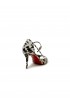 CHRISTIAN LOUBOUTIN 1250941 9002 VINTAGE ROSE PATENT OPEN MISS Z STRAP 80 PUMPS