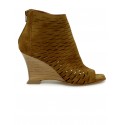 ELENA IACHI A5876 BROWN LEATHER SANDALS