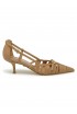 LELLA BALDI LE2516 BEIGE LEATHER SANDALS