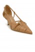 LELLA BALDI LE2516 BEIGE LEATHER SANDALS