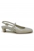 HALMANERA DINA14 IVORY TOFU PATENT LEATHER GLAZE SANDALS