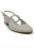 HALMANERA DINA14 IVORY TOFU PATENT LEATHER GLAZE SANDALS