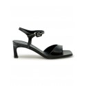 HALMANERA TAMI08 BLACK LEATHER BARON SANDALS