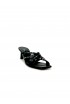 HALMANERA TAMI03 BLACK LEATHER BARON SANDALS