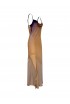 SLEEP NO MORE AB01 913 MULTICOLOR SILK LONG DRESS