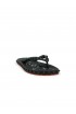 CHRISTIAN LOUBOUTIN 1230961 BK01 BLACK RUBBER SUPER LOUBI FLAT FLIP THONGS
