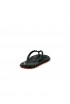CHRISTIAN LOUBOUTIN 1230961 BK01 BLACK RUBBER SUPER LOUBI FLAT FLIP THONGS
