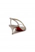 CHRISTIAN LOUBOUTIN 1250714 9002 VINTAGE ROSE PVC LEATHER ROSALIE 55 SANDALS