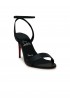 CHRISTIAN LOUBOUTIN 1240025 B439 BLACK NAPPA/LINING LOUBIGIRL 85 SANDALS
