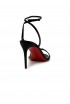 CHRISTIAN LOUBOUTIN 1240025 B439 BLACK NAPPA/LINING LOUBIGIRL 85 SANDALS