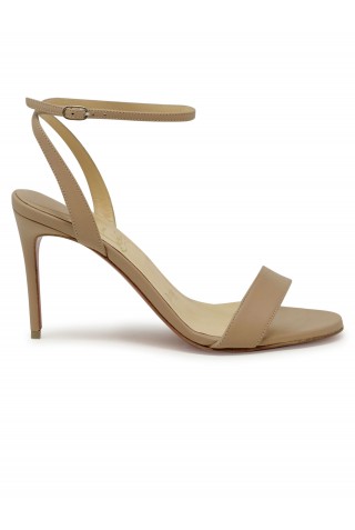 CHRISTIAN LOUBOUTIN 3210615 PK1A NUDE NAPPA LOUBIGIRL 85 SANDALS