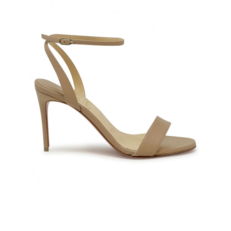 CHRISTIAN LOUBOUTIN 3210615 PK1A NUDE NAPPA LOUBIGIRL 85 SANDALS